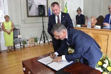 Telde, en el hermanamiento en Madeira de Gáldar con Machico/TA.